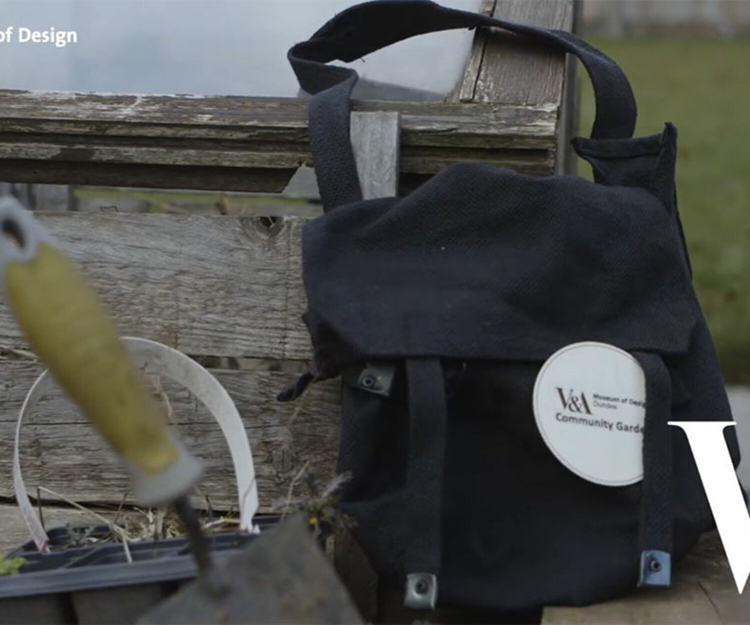 Video Production Scotland Video Still from V&A Dundee Garden video